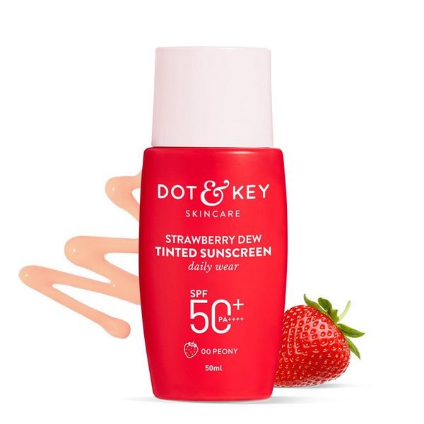 Dot & Key Strawberry Dew Tinted Sunscreen SPF 50+ Pa++++ 00 Peony