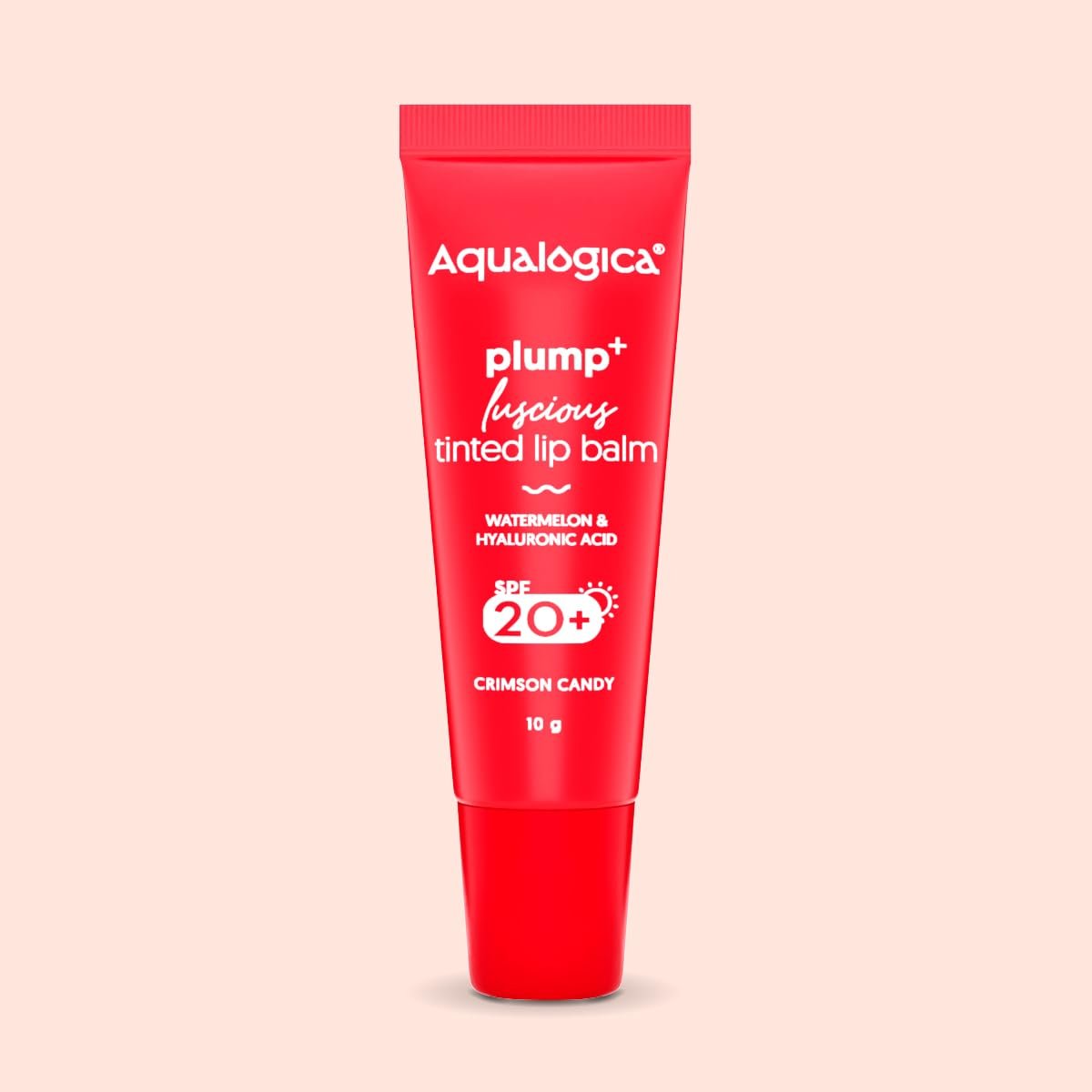 Aqualogica Crimson Candy Plump+ Luscious Tinted Lip Balm