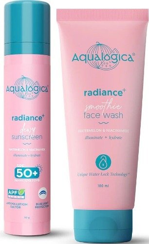 Aqualogica Radiance+ Cleanse & Protect Combo
