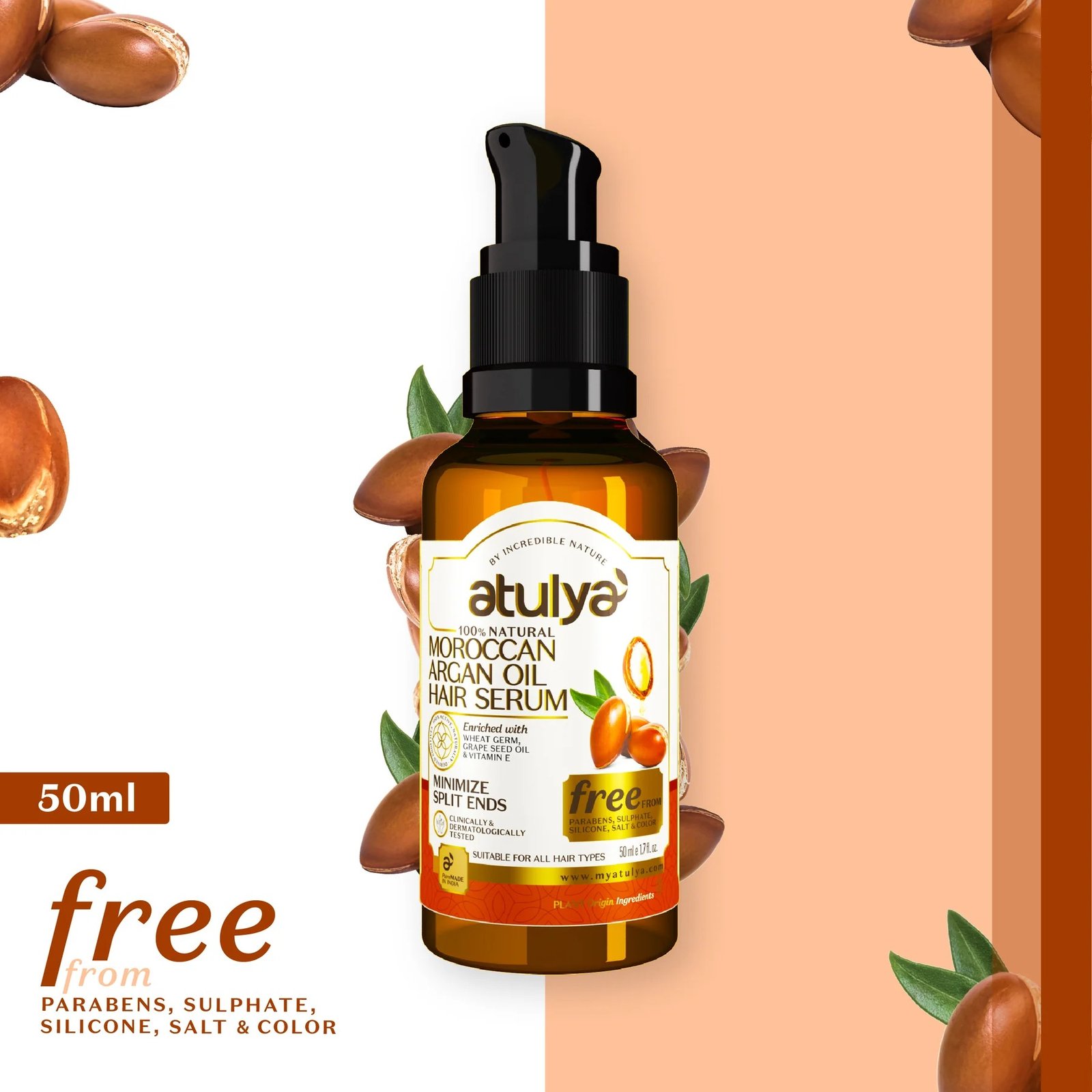 Atulya Moroccan Argan Oil Hair Serum