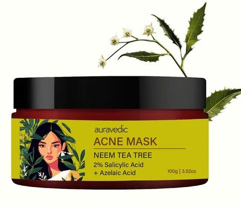 Auravedic Acne Clearing Face Mask
