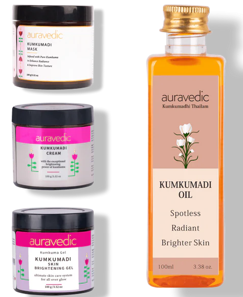 Auravedic Glow with the Kumkumadi Collection