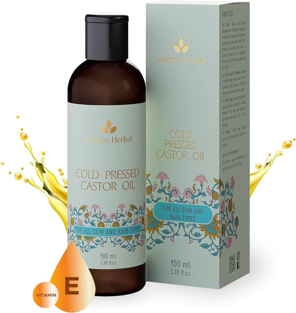 Avimee Herbal  Cold Pressed Castor Oil