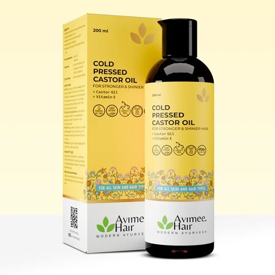 Avimee Herbal  Cold Pressed Castor Oil