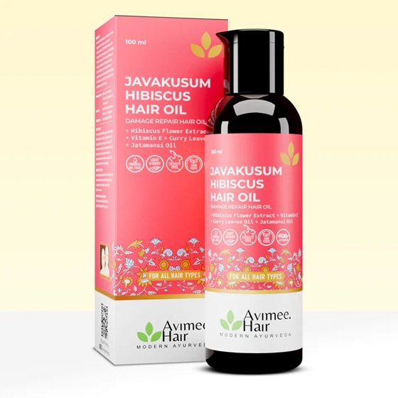 Avimee Herbal Javakusum Hibiscus Hair Oil