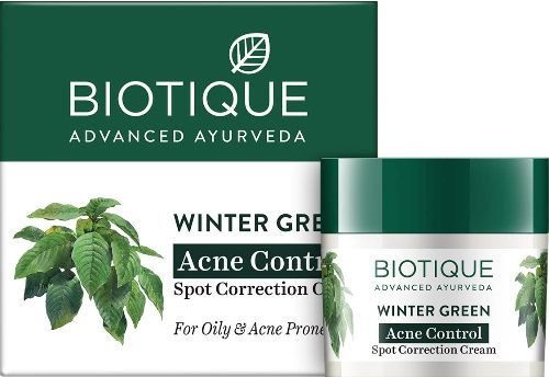 Biotique Winter Green Spot Correcting Anti Acne Cream