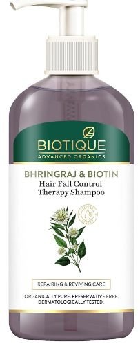 Biotique bhringraj & biotin hair fall control therapy shampoo
