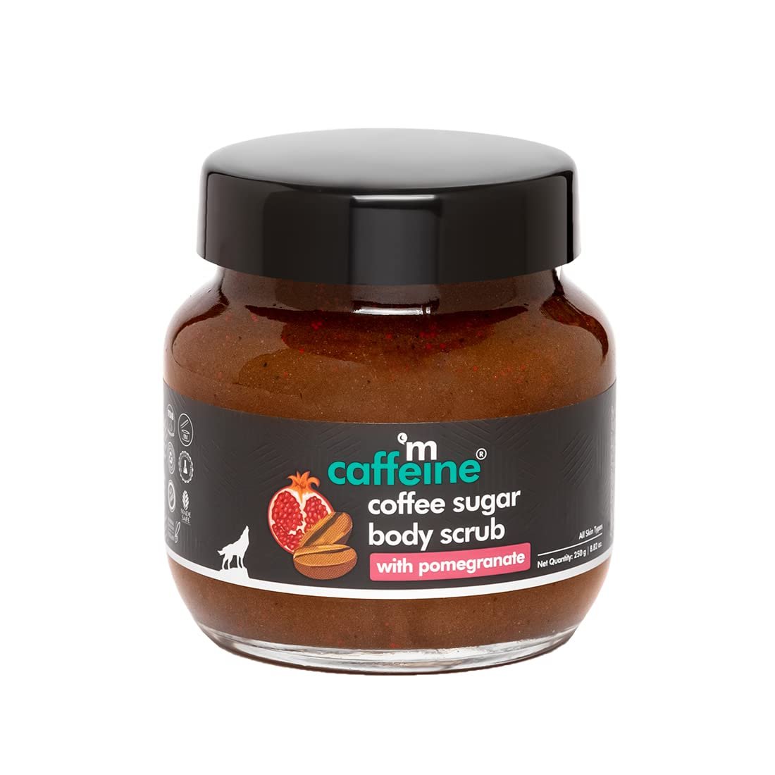 mCaffeine Coffee Sugar Body Scrub with Pomegranate
