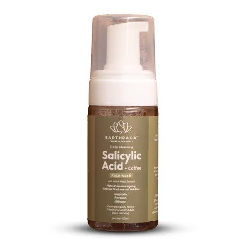 Earthraga Deep Cleansing Salicylic Acid + Coffee Foaming Face Wash