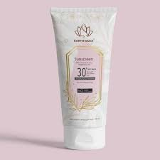 Earthraga Vitamin E, Hyaluronic Acid (HA) & Raspberry Oil Sunscreen | 30+ SPF Matte