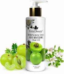 EcstaCBeauty Bhringraj Amla Ayurvedic Hair Oil