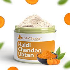 EcstaCBeauty Haldi Chandan Kesar & Besan Ubtan