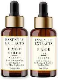 Essentia Extracts Combo of Almond & Walnut Skin Brightening Facial Serum