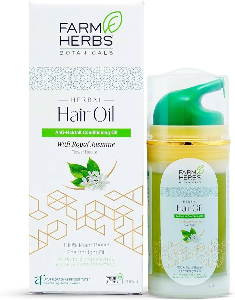 Farm herbs 100% Herbal Hair Oil