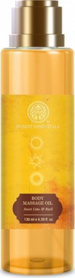 Forest Essential Body Massage Oil Sweet Lime And  Basil
