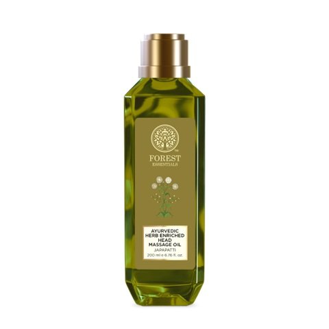 Forest Essentials Ayurvedic Herb Enriched Head Massage Oil Japapatti