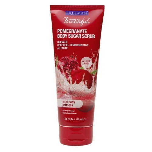 Freeman Feeling Beautiful Body Sugar Scrub, Pomegranate