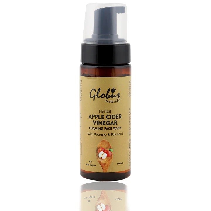 Globus Naturals Herbal Apple Cider Vinegar Foaming Face wash