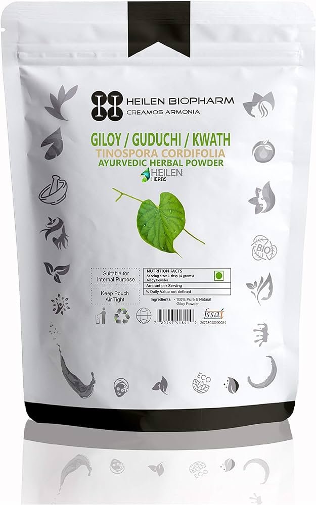 Heilen Biopharm Giloy / Kwath / Guduchi / Tinospora cordifolia Powder