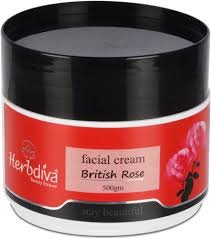 Herbdiva British Rose Facial Cream