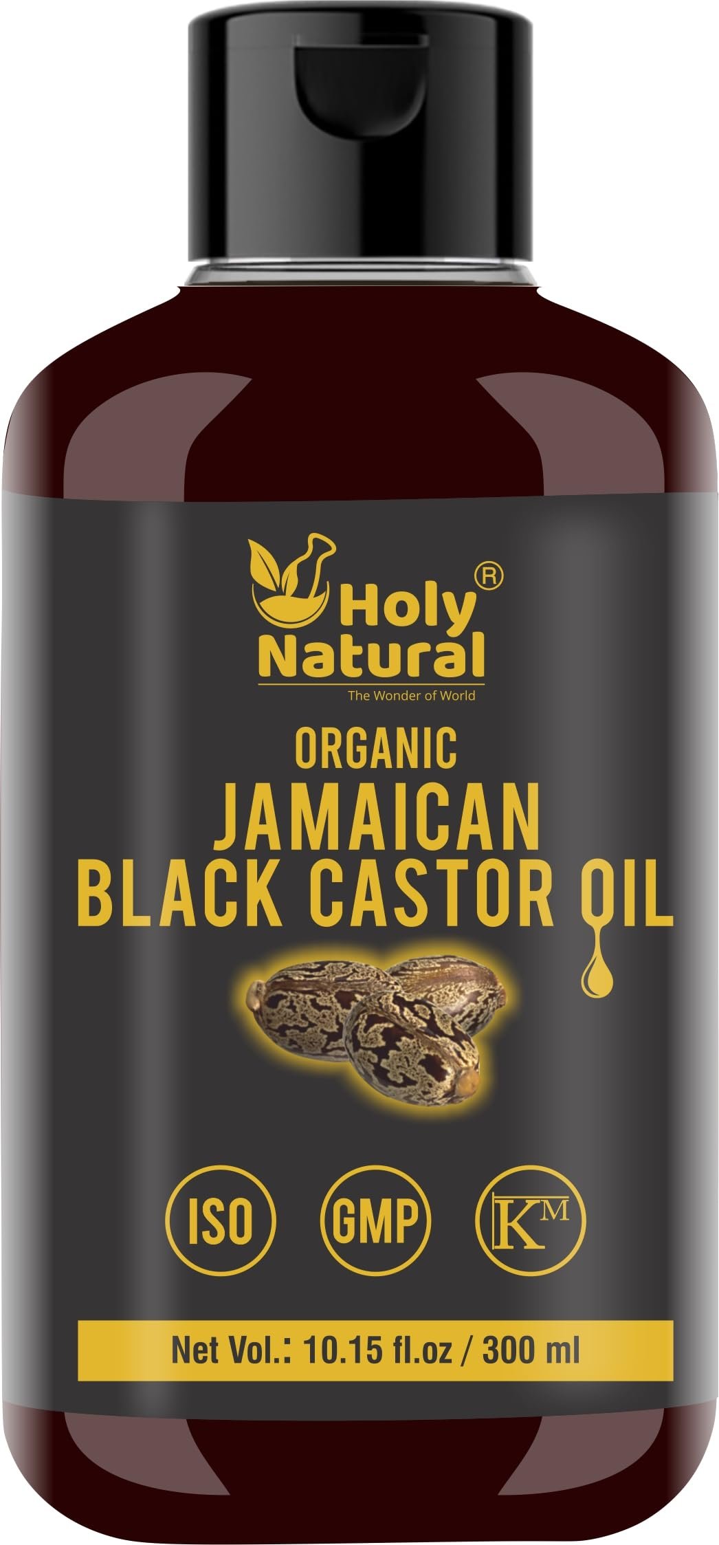 Holy Natural  Organic Cold Pressed Jamaican Black Castor Oil