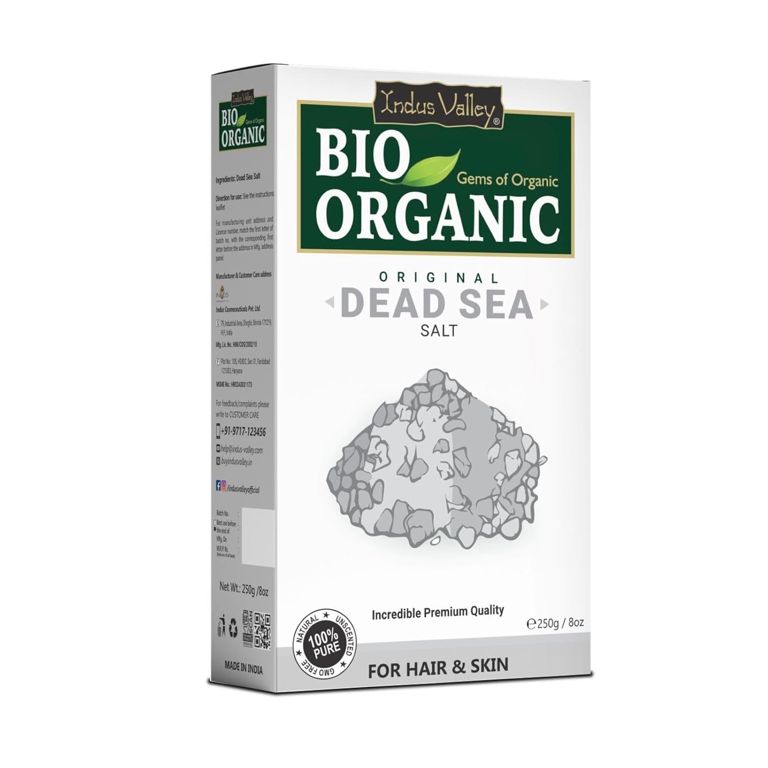 Indus Valley Bio Organic Original Dead Sea Salt