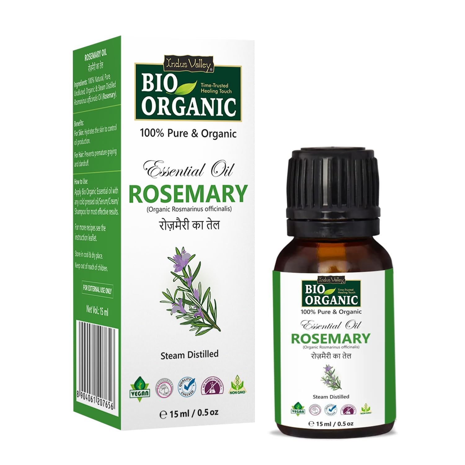 Indus Valley Pure & Organic Rosemary Essential Oil