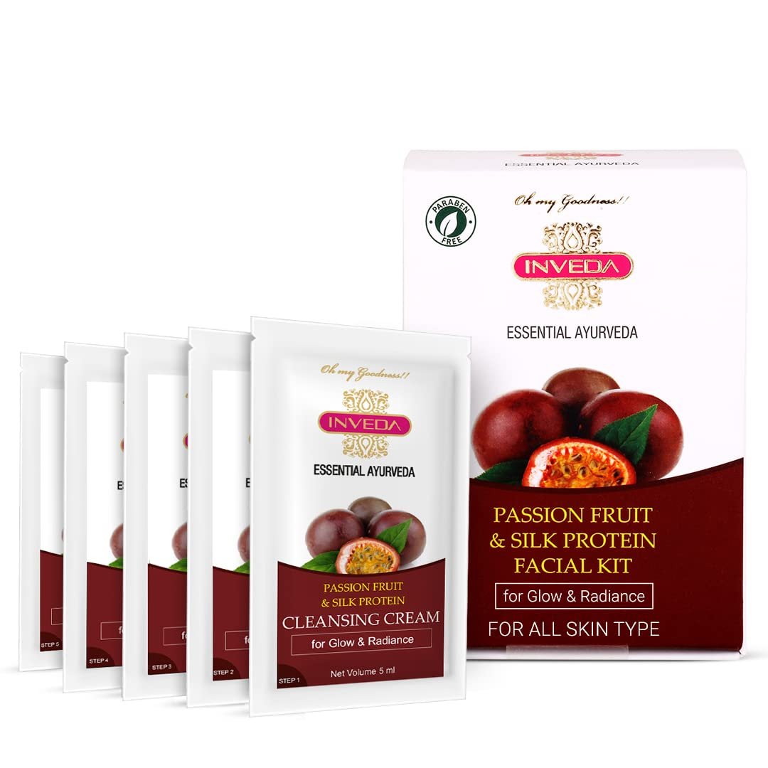 Inveda Passion Fruit & Silk Protein Facial Kit
