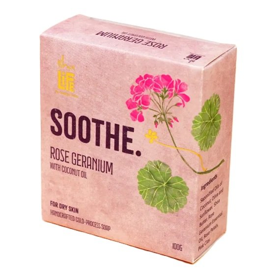 Isha Life Soothe Rose Geranium Soap