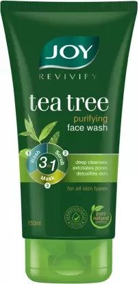 Joy Revivify Tea Tree Purifying Clear Skin 3 in 1 Face Wash