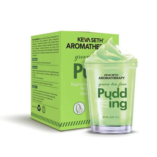 Keya Seth Green Tea Face Pudding Brightening Sleeping Mask