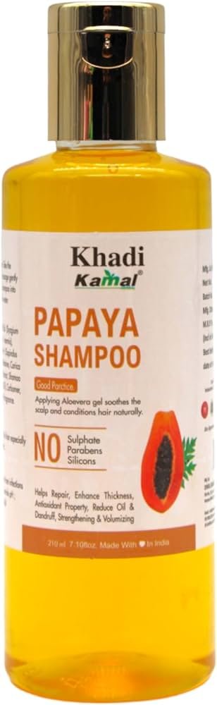 Khadi Kamal Herbal Papaya Shampoo
