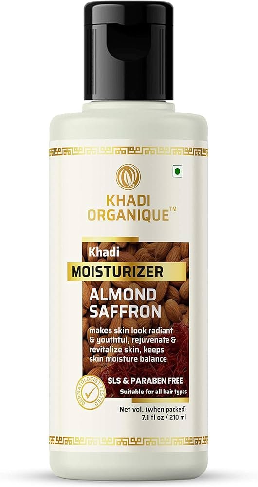 Khadi Organique Almond Saffron Moisturizer