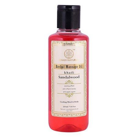 Khadi Sandalwood Massage Oil Without Mineral Oil