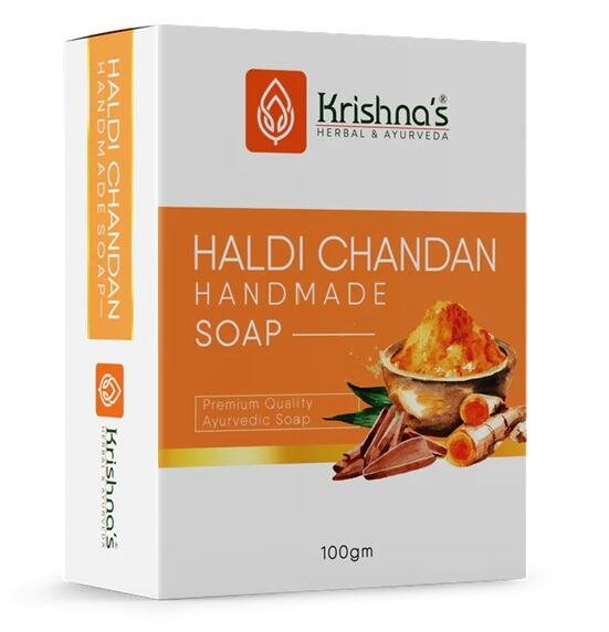 Krishna's Haldi Chandan Handmade Soap
