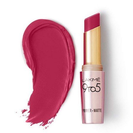 Lakme 9 to 5 Primer Matte Lip Color Maroon Mix MR18