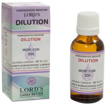Lords Merc Cor 200 CH Dilution