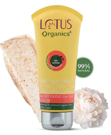 Lotus Herbals Organics+ Brightening De-Tan Scrub