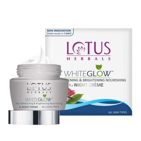 Lotus Herbals White Glow Skin Whitening and Brightening Nourishing Night Cream