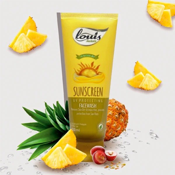  Louis Herbals Sunscreen UV Protecting Facewash