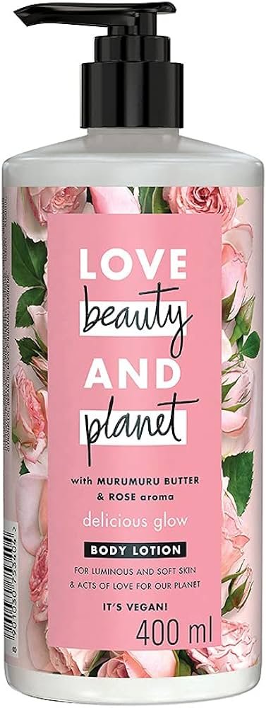 Love Beauty and Planet Murumuru Butter & Rose Delicious Glow Body Lotion