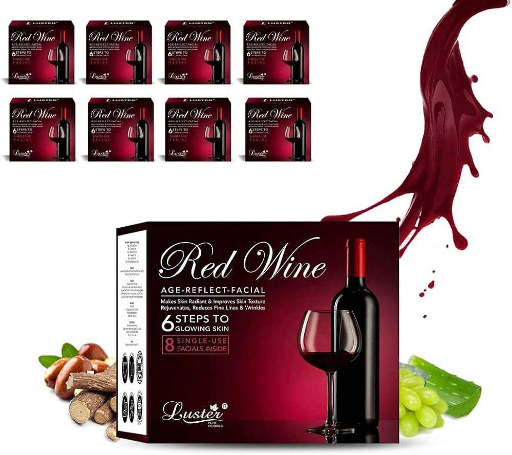 Luster Cosmetics Red Wine Age Reflect Facial Kit