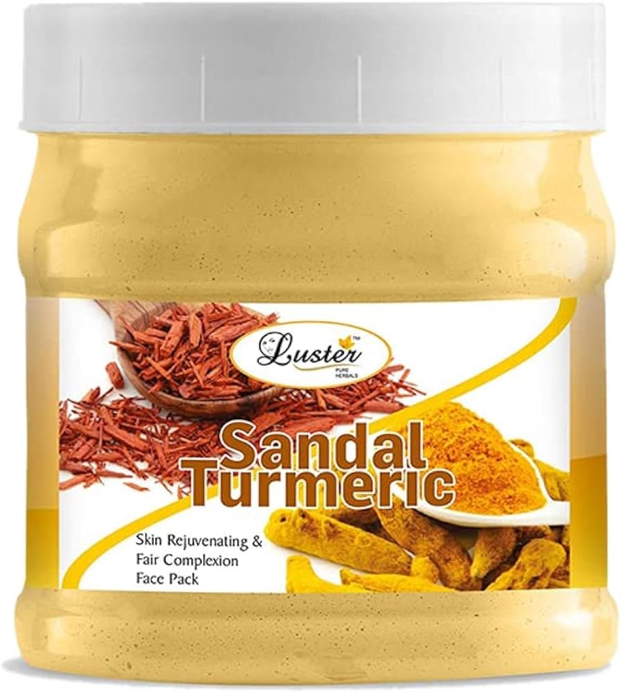 Luster Cosmetics Sandal Turmeric Skin Rejuvenation Face Pack