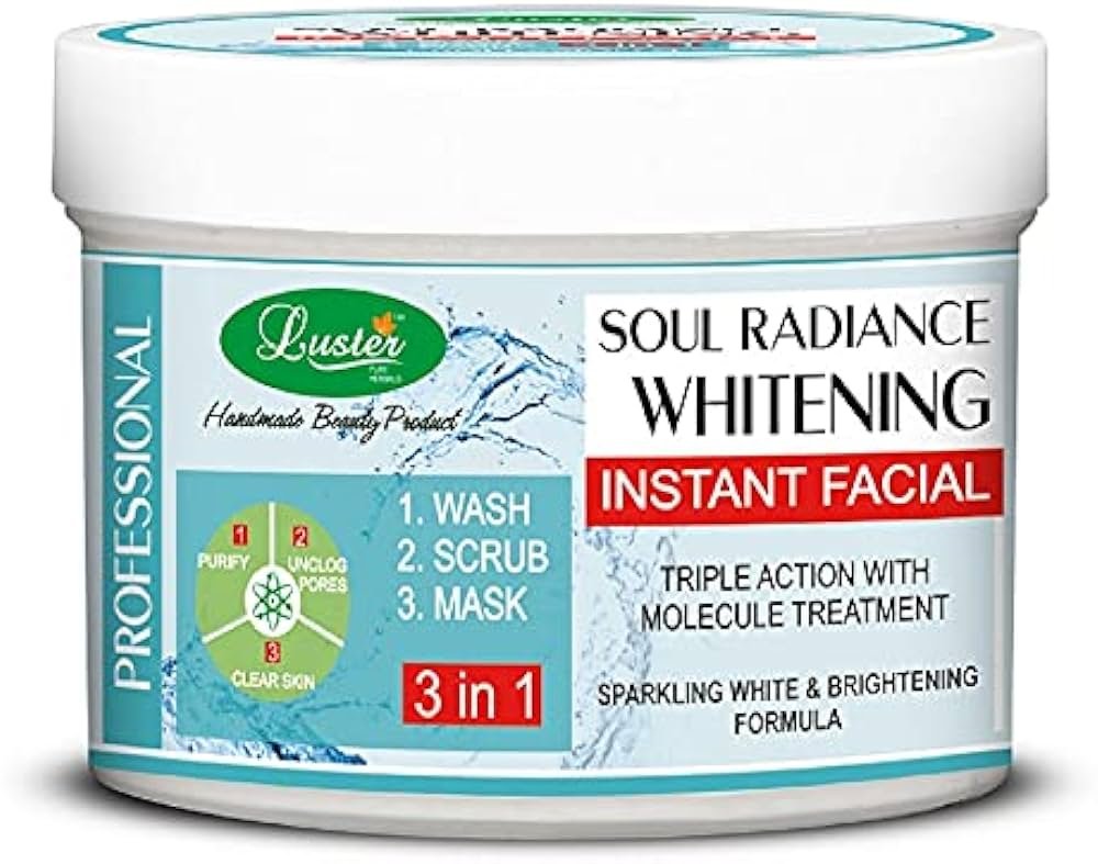 Luster Cosmetics Soul Radiance Instant Facial 3 in 1