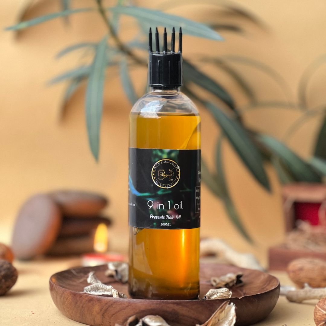Magical Jar 9 in 1 Ayurvedic Hair fall control Oil