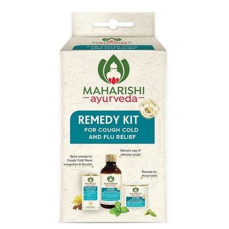 Maharishi Ayurveda Remedy Kit for Cough Cold and Flu