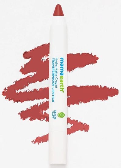 Mamaearth Hydra-Matte Crayon Transferproof Lipstick Macaroon Pink
