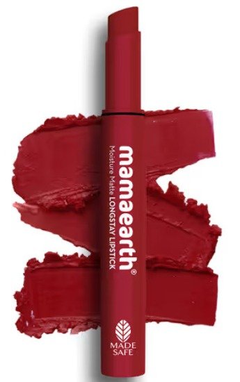 Mamaearth Moisture Matte Longstay Lipstick Cherry Punch