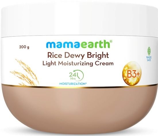  Mamaearth Rice Dewy Bright Light Moisturizing Cream