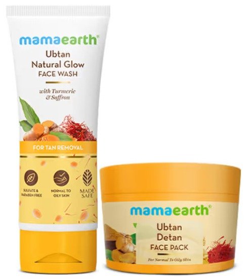 Mamaearth Ubtan Natural Glow Reviving Duo